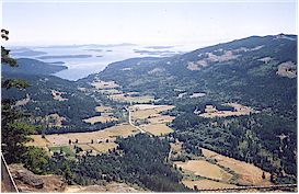 Looking south from Mount Maxwell