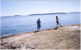 Fishing at Ruckle Park