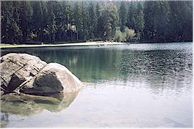Sasamat Lake, a summer swimming mecca