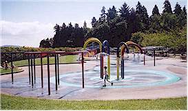 Here's the Lumberman's Arch water
park at the north end of Stanley Park
