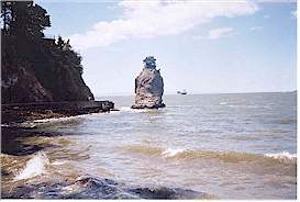 Siwash Rock near Third Beach
