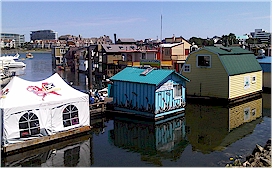 It’s a beautiful walk from downtown Victoria to charming Fisherman’s Wharf