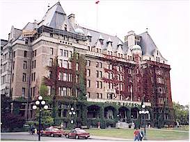 The world famous Empress Hotel