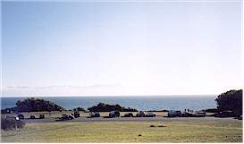 With the best soft ice-cream in hand, walk across the street from the Beacon Drive-In and take in the panoramic
view of the ocean from Beacon Hill Park
