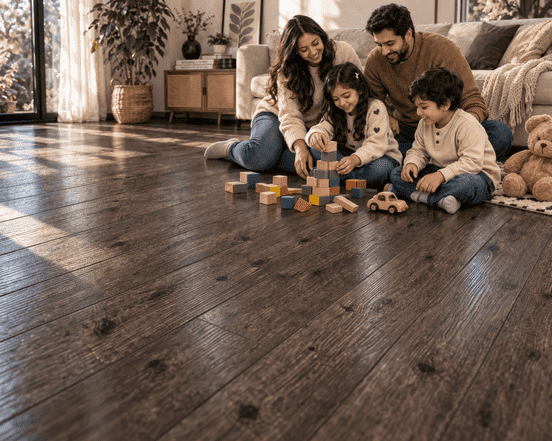 Premium Dark Espresso Oak Wood Finish Vinyl Plank Flooring 6"x36" 1.5mm Waterproof Flexible Floor Tile