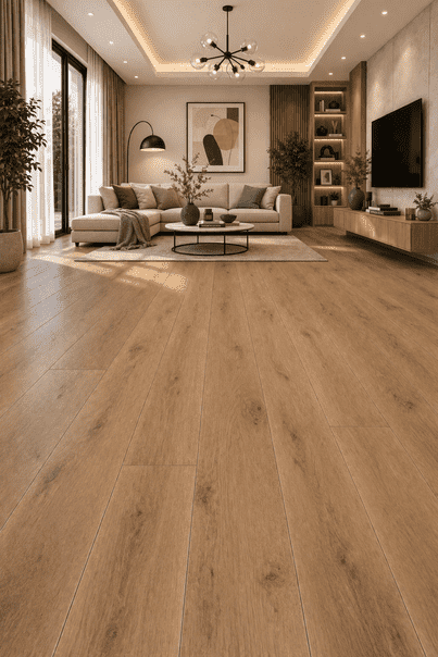 Premium Exotic Golden Teak Wood Finish Vinyl Plank Flooring 6"x36" 2mm Waterproof Flexible Floor Tile