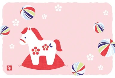 Cute Cartoon Horse Kids Wallpaper Pink Background Playful Animal Wall Mural Nursery Baby Room Girls Bedroom Decorative Wall Covering