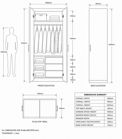 Modern 2 Door Hinged Wardrobe | Soft Pastel Matte Finish Modular Bedroom Cabinet | Minimalist Storage Wardrobe with Premium Laminate & Sleek Handles 3