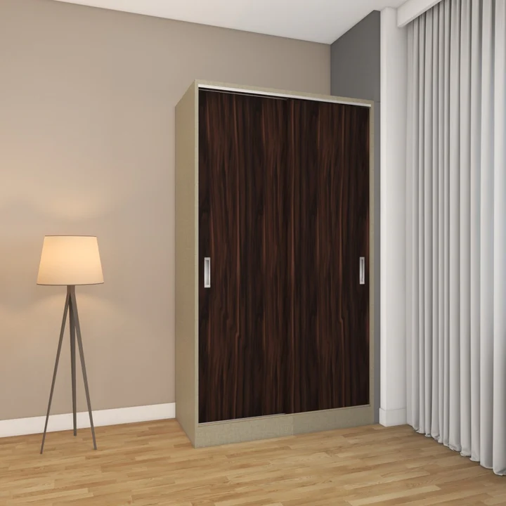 Slate Paetra Luxury 4-Door Wardrobe – Full-Height Grey Marble Modular Suite 2