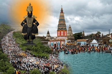 Divine Lord Vitthal Pandharpur Pilgrimage Mural