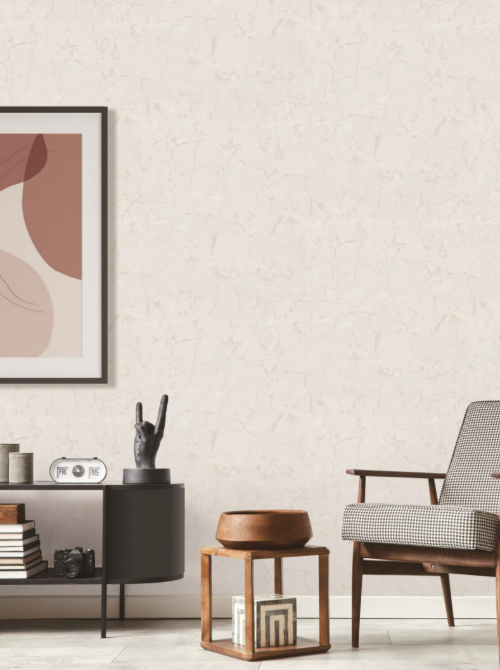 Minimalist Soft Alabaster Marble Texture Abstract Wallpaper Glue -Adhesive