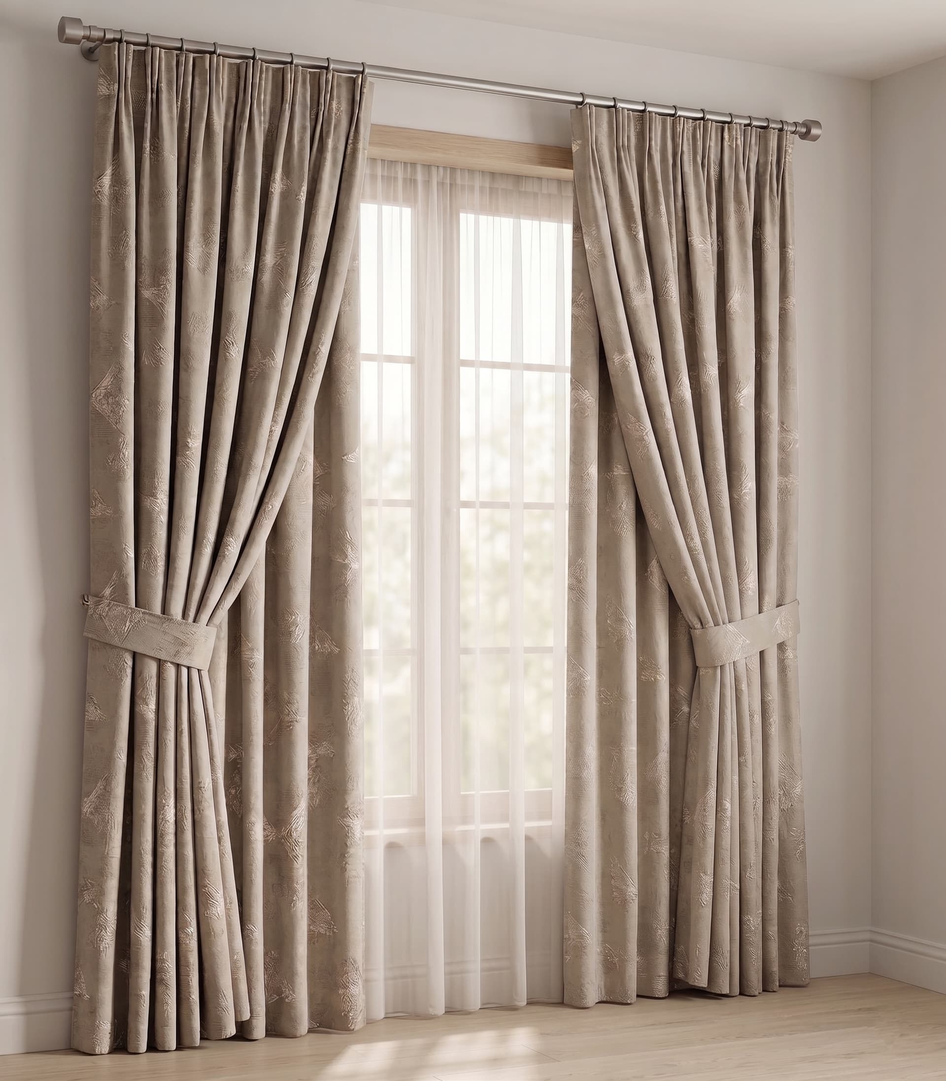 Luxury Unstitched Premium Jacquard Fabric Material with Textured Geometric Butterfly Patterns for Custom Traditional