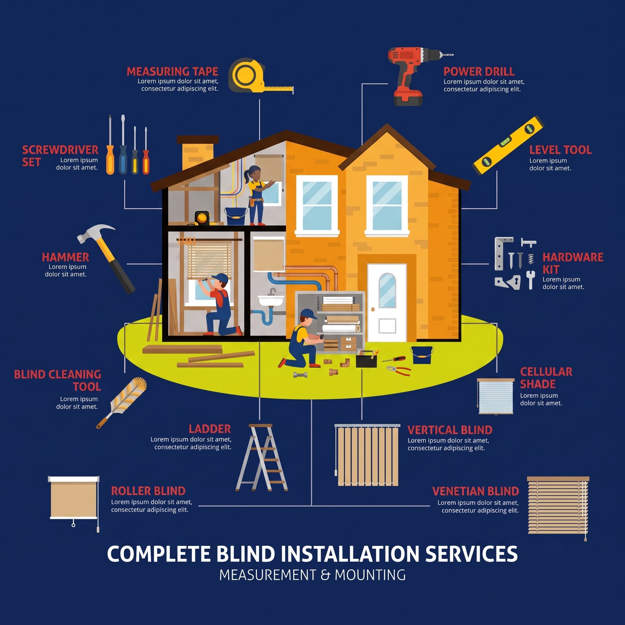 Professional Window Blinds and Shades Installation Service – Precision Mounting, Alignment, and Smart Home Motorized Setup