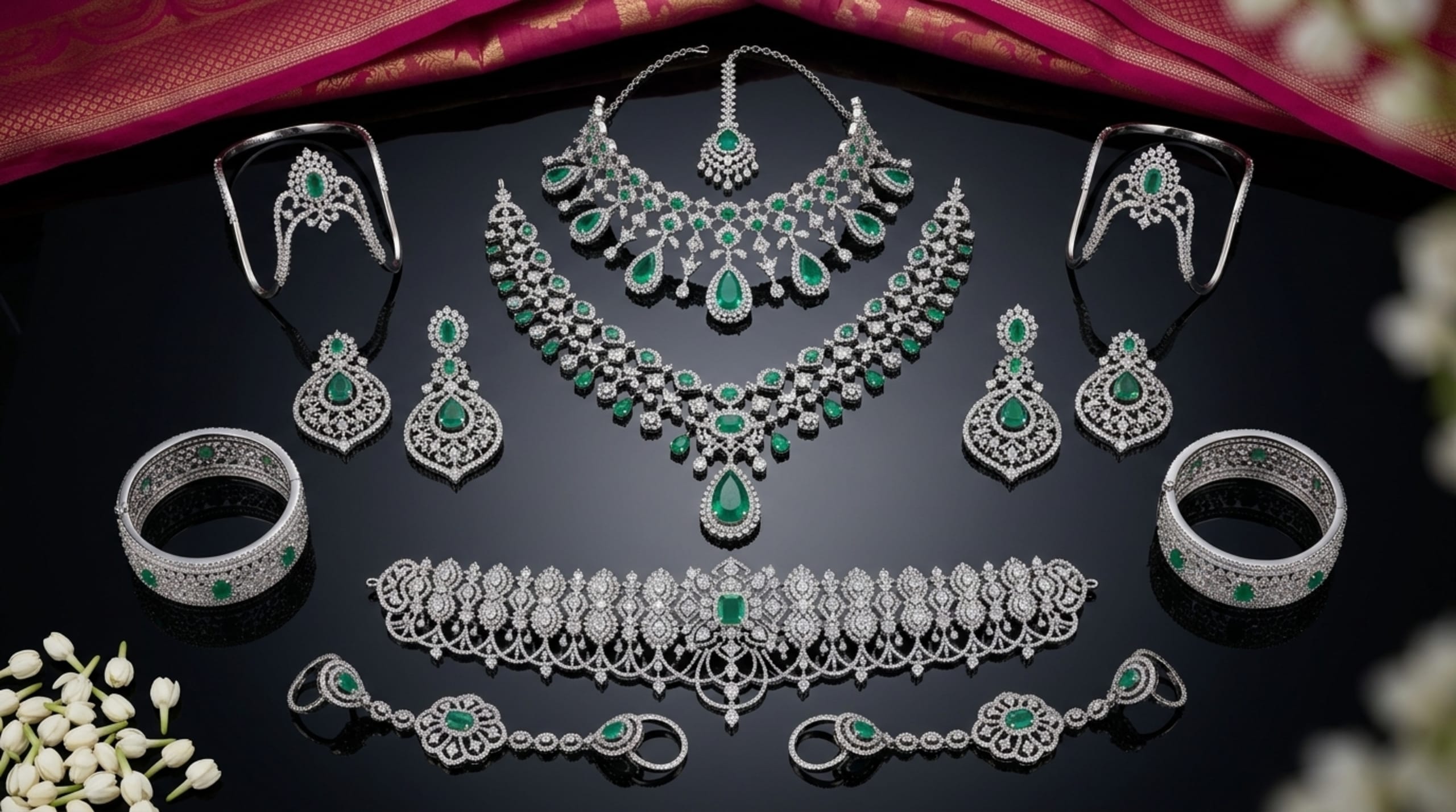 Complete Royal Bridal Diamond Suite