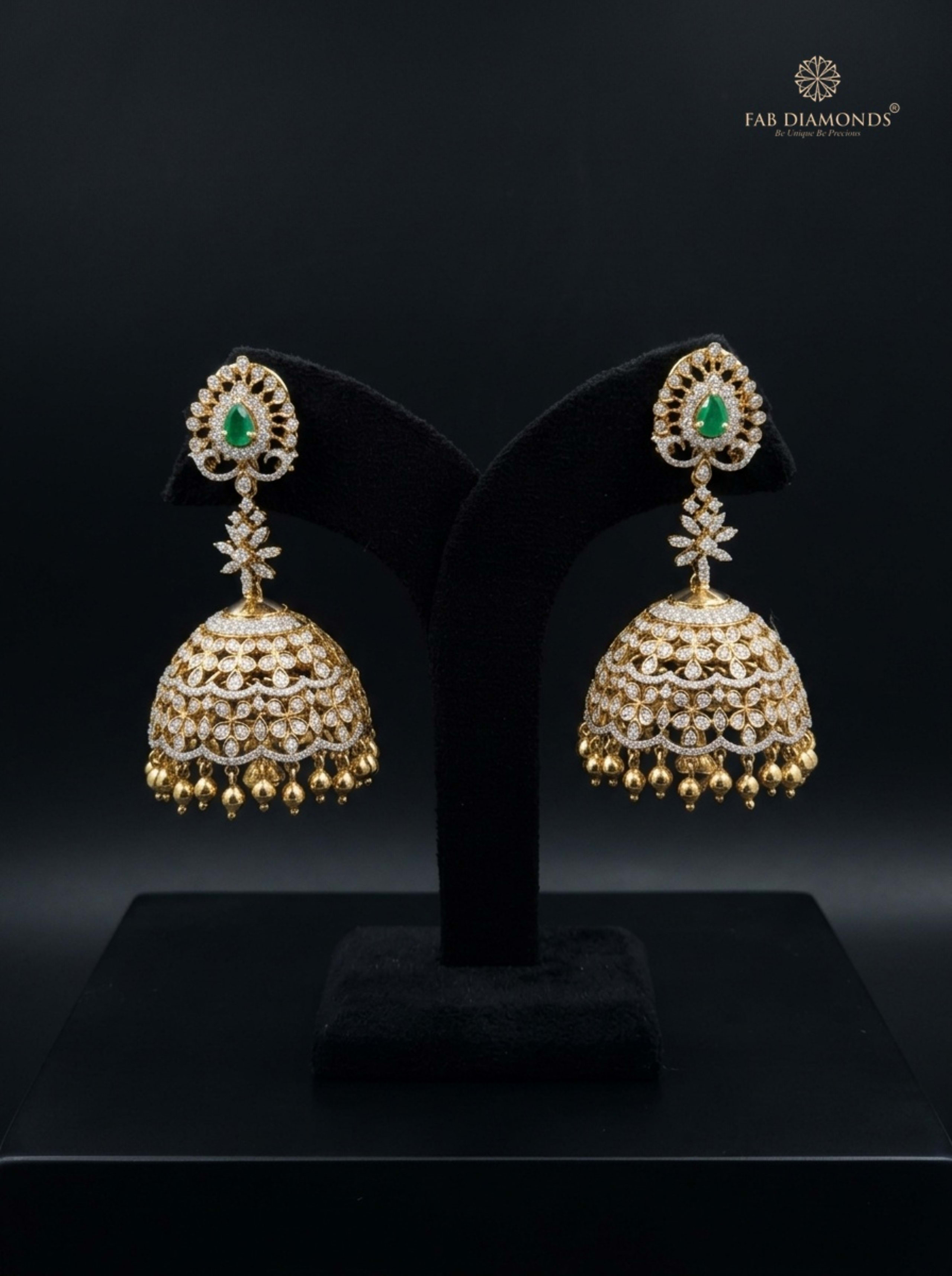 Traditional jhumkas