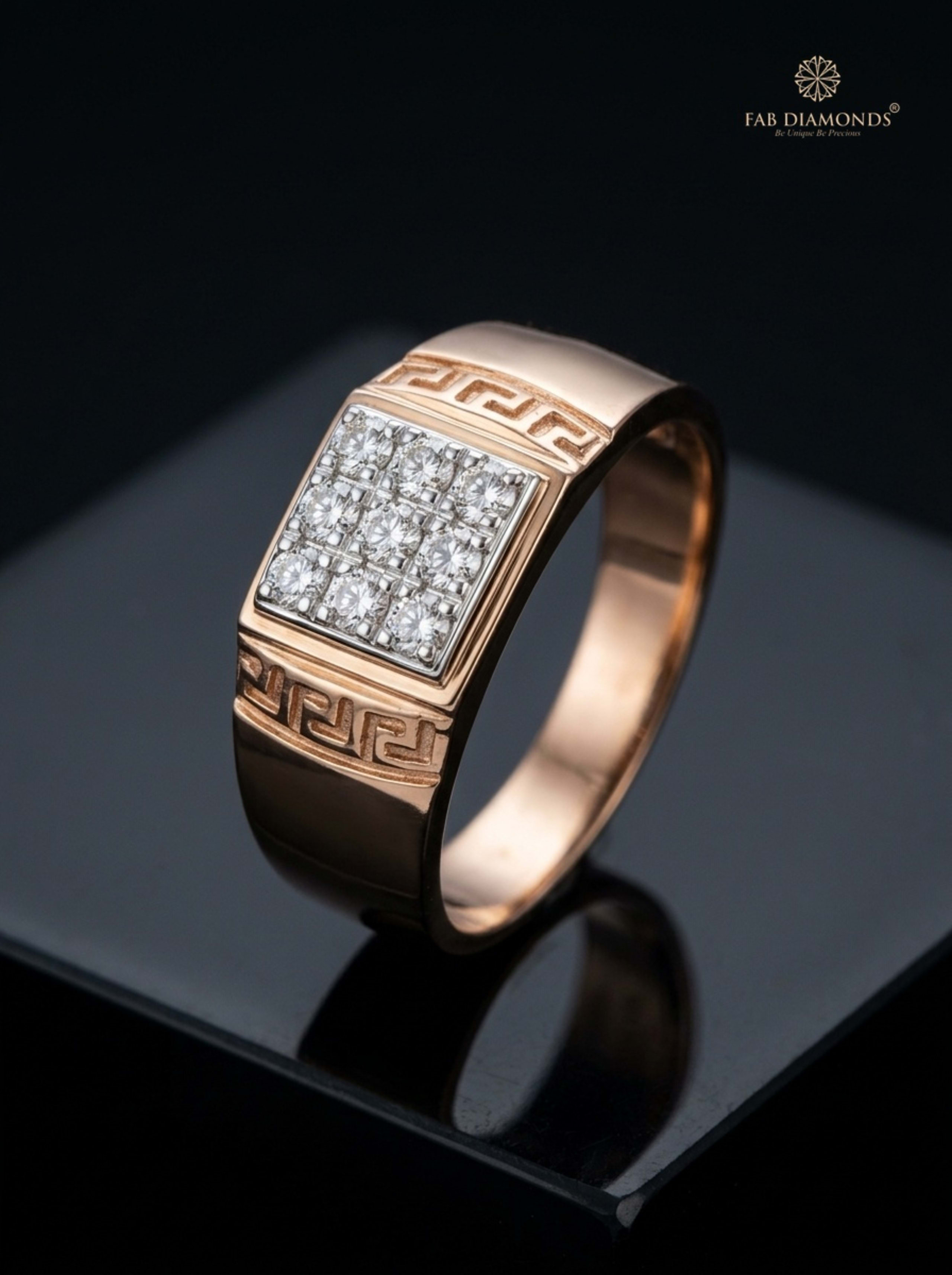 Aryan Princess Quad Men’s Ring on atelier mount