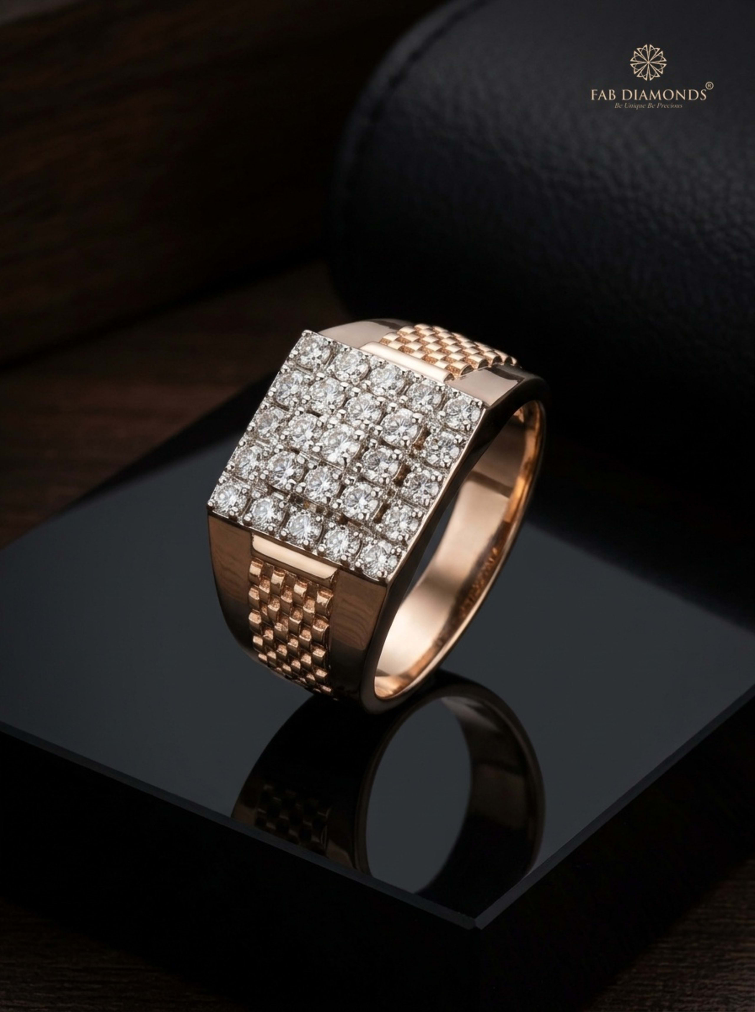 Maharaja Royal Matrix Men’s Ring on dark backdrop