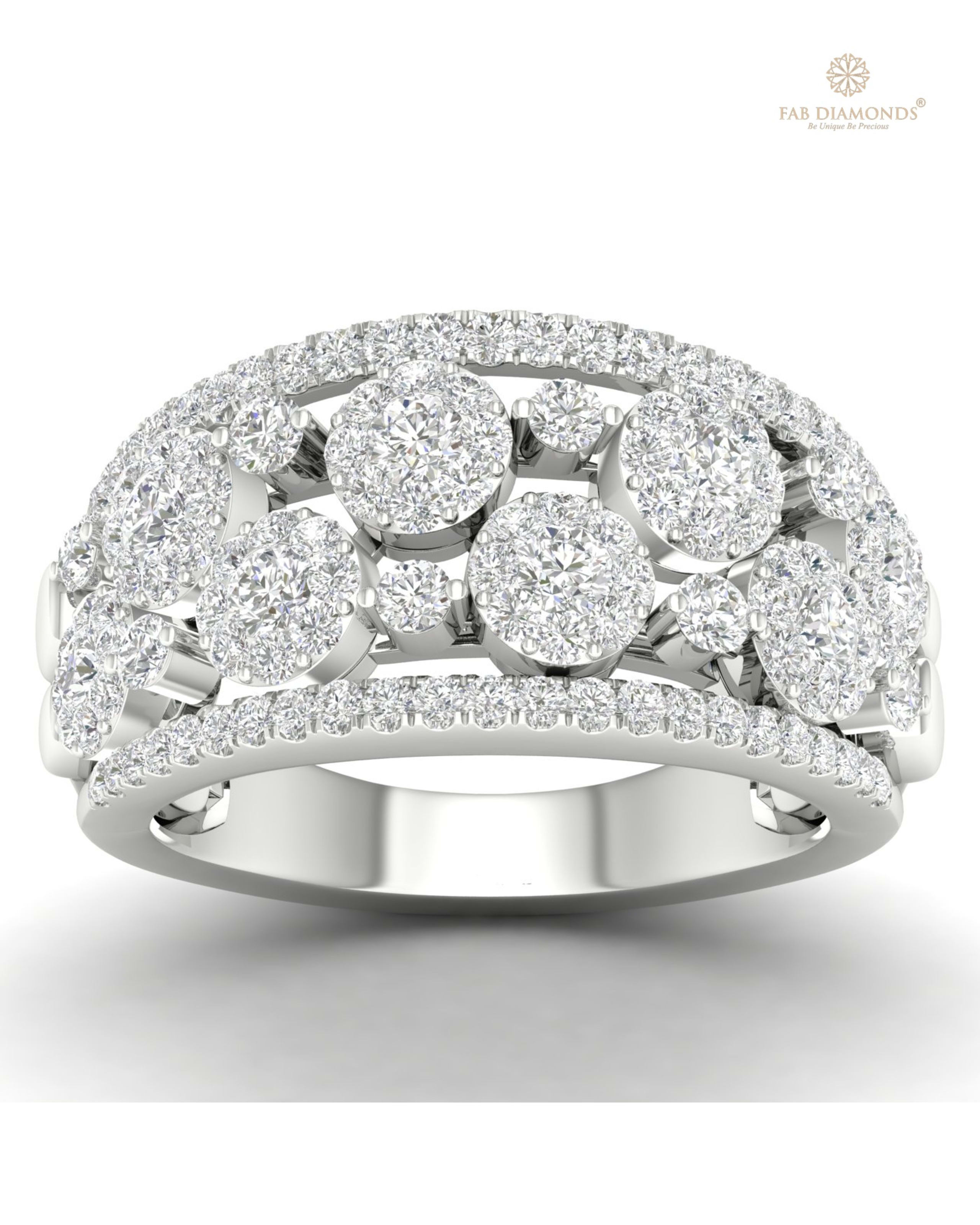 The RA04536 diamond wedding & eternity band on white atelier plate with FAB hallmark
