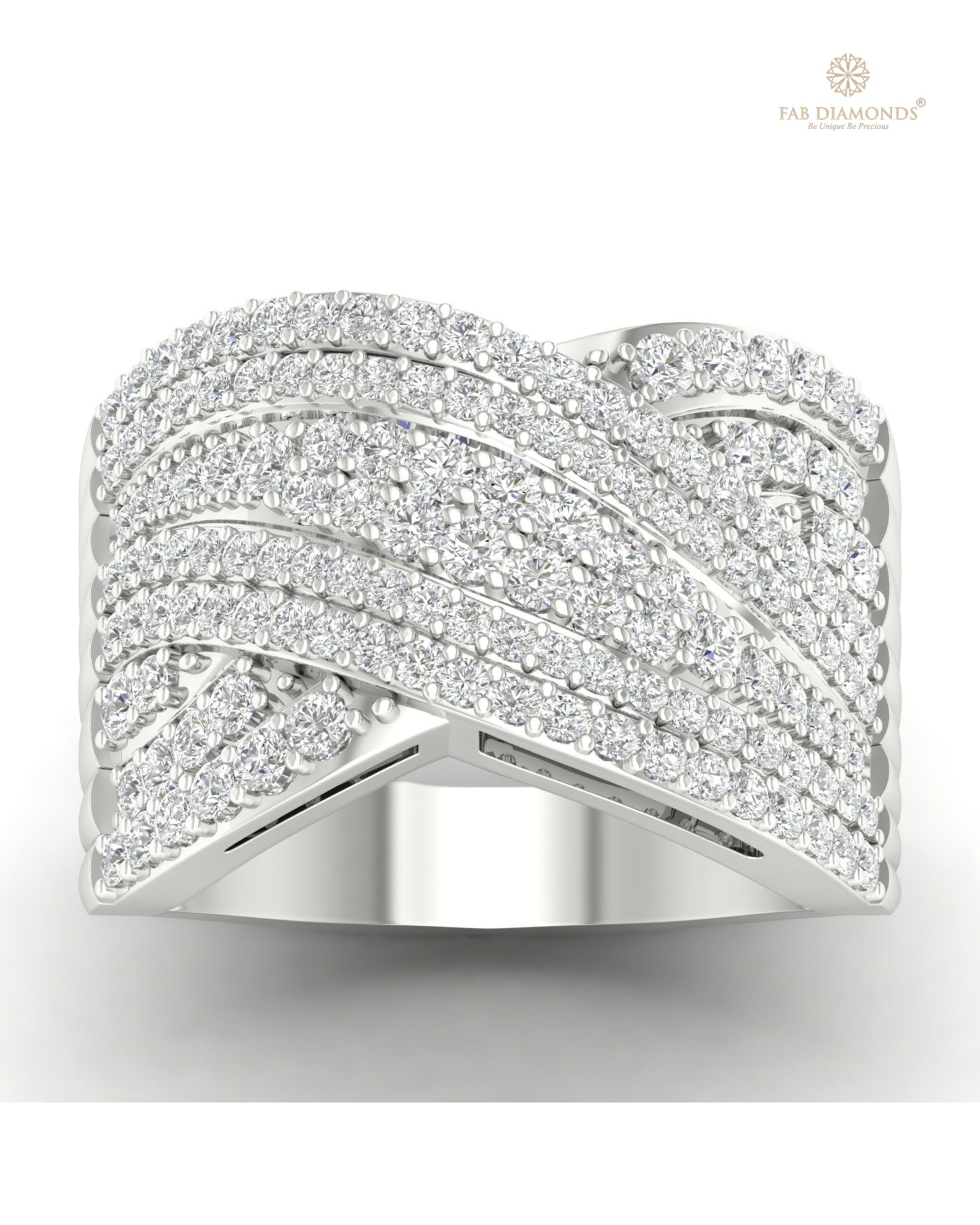 The RA05756 diamond wedding & eternity band on white atelier plate with FAB hallmark