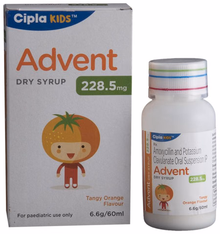 Advent Dry Syrup 228.5mg