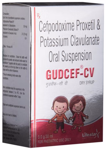Gudcef-CV Dry Syrup 30ml