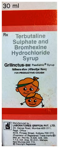 Grilinctus-BM Paediatric Syrup 30ml For Productive Cough