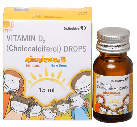 Kidrich-d3 Nano Drops 15ml - 800 Iu/ml