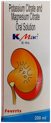 K Mac Oral Solution 200ml - Potassium Citrate And Magnesium Citrate