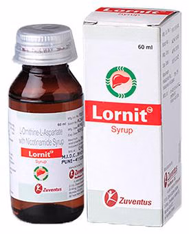Lornit Syrup 100ml L-ornithine L-aspartate With Nicotinamide