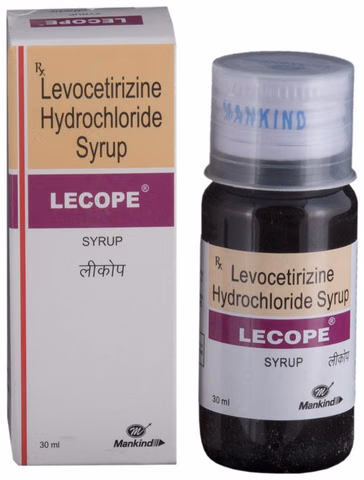 Lecope Syrup 30ml Levocetirizine Hydrochloride