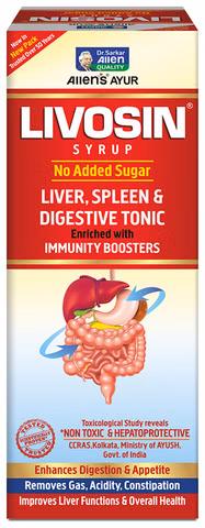 Allens Livosin Syrup 200ml Liver Protective And Stomach Tonic