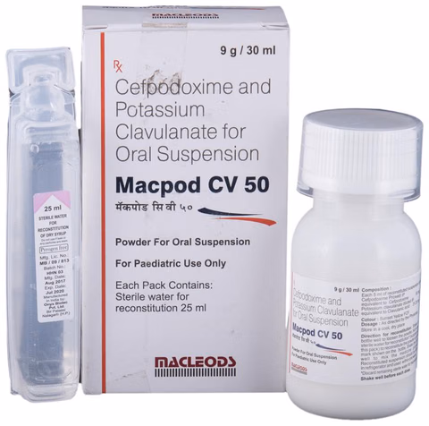 Macpod CV 50 Powder for Oral Suspension 30ml