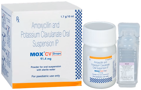 Mox CV Drops 91.4mg Powder for Oral Suspension 10ml