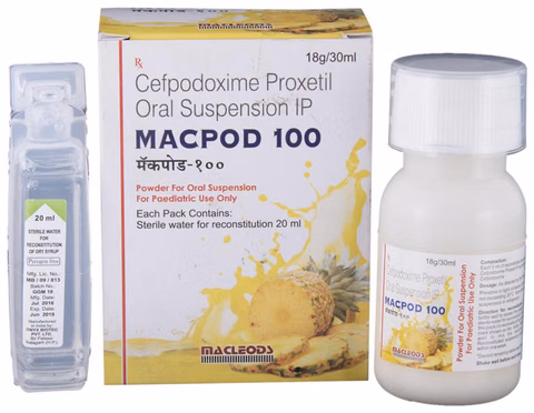 Macpod 100 Dry Syrup 30ml