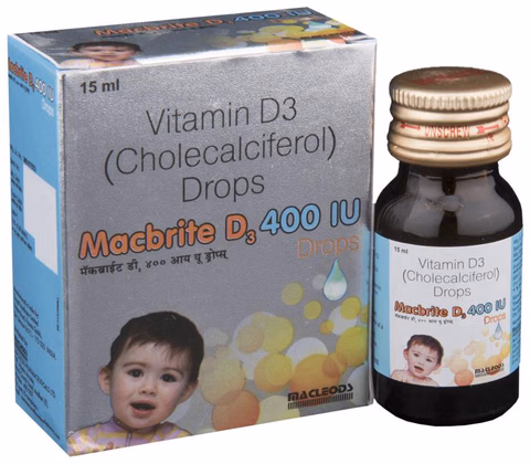 Macbrite D3 400 IU Drops 15ml