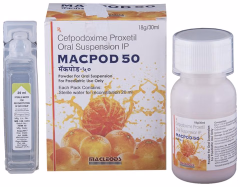 Macpod 50 Dry Syrup 30ml