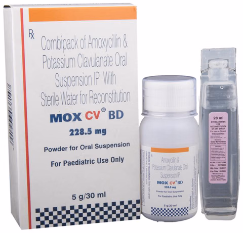 Mox CV BD 228.5mg Dry Syrup 30ml