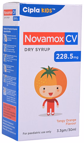 Novamox CV Dry Syrup 228.5mg