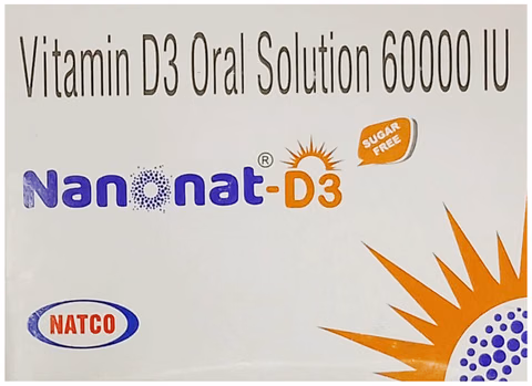 Nanonat-D3 60K Oral Solution 4x5ml