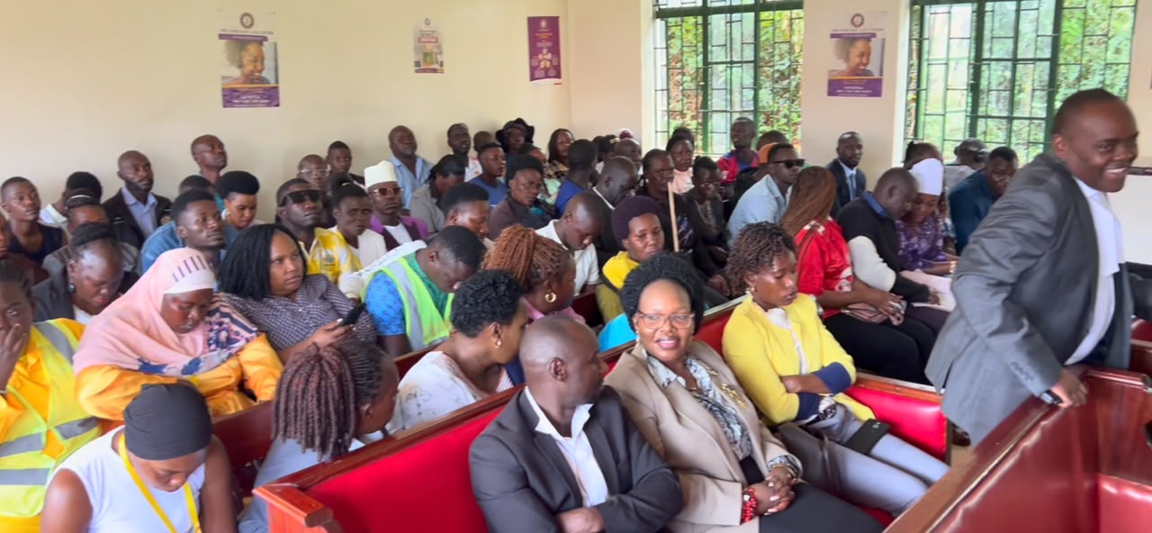 Asinansi  Nyakato during court hearing in Hoima city against Diana Jane Mugenyi