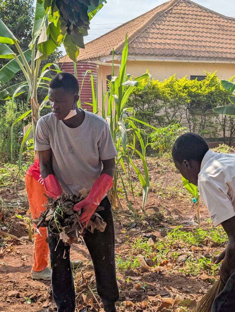 Youths in Kifumbiro maintain the new order of national cleaning day