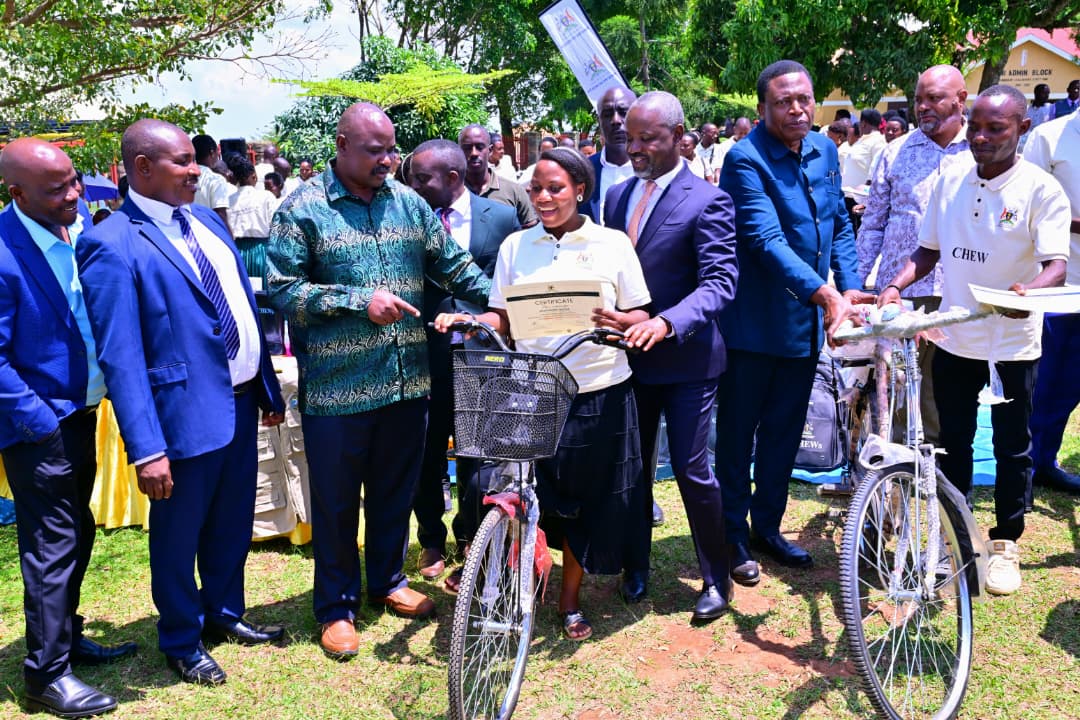 Tayebwa cautioned the workers to protect bicycles and other equipments provided by the government, 