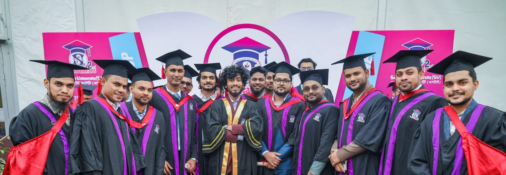 Sonargaon University Business Administration graduates at the 2nd Convocation 2025