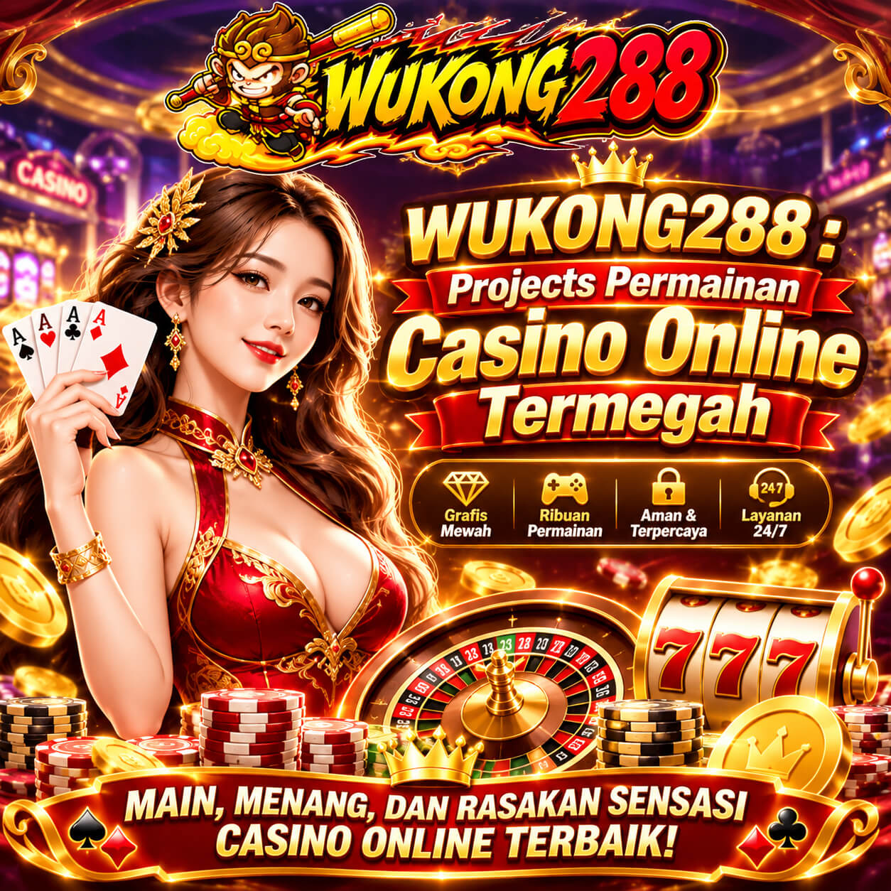 WUKONG288 : Projects Permainan Casino Online Termegah Hari Ini