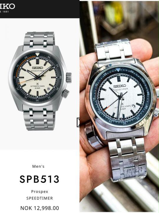 Seiko Prospex Speedtimer Con Temporizador