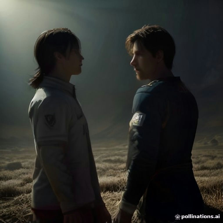 Une image de CR7 et messi