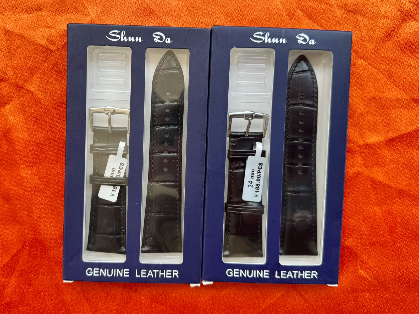 Genuine leather watch straps