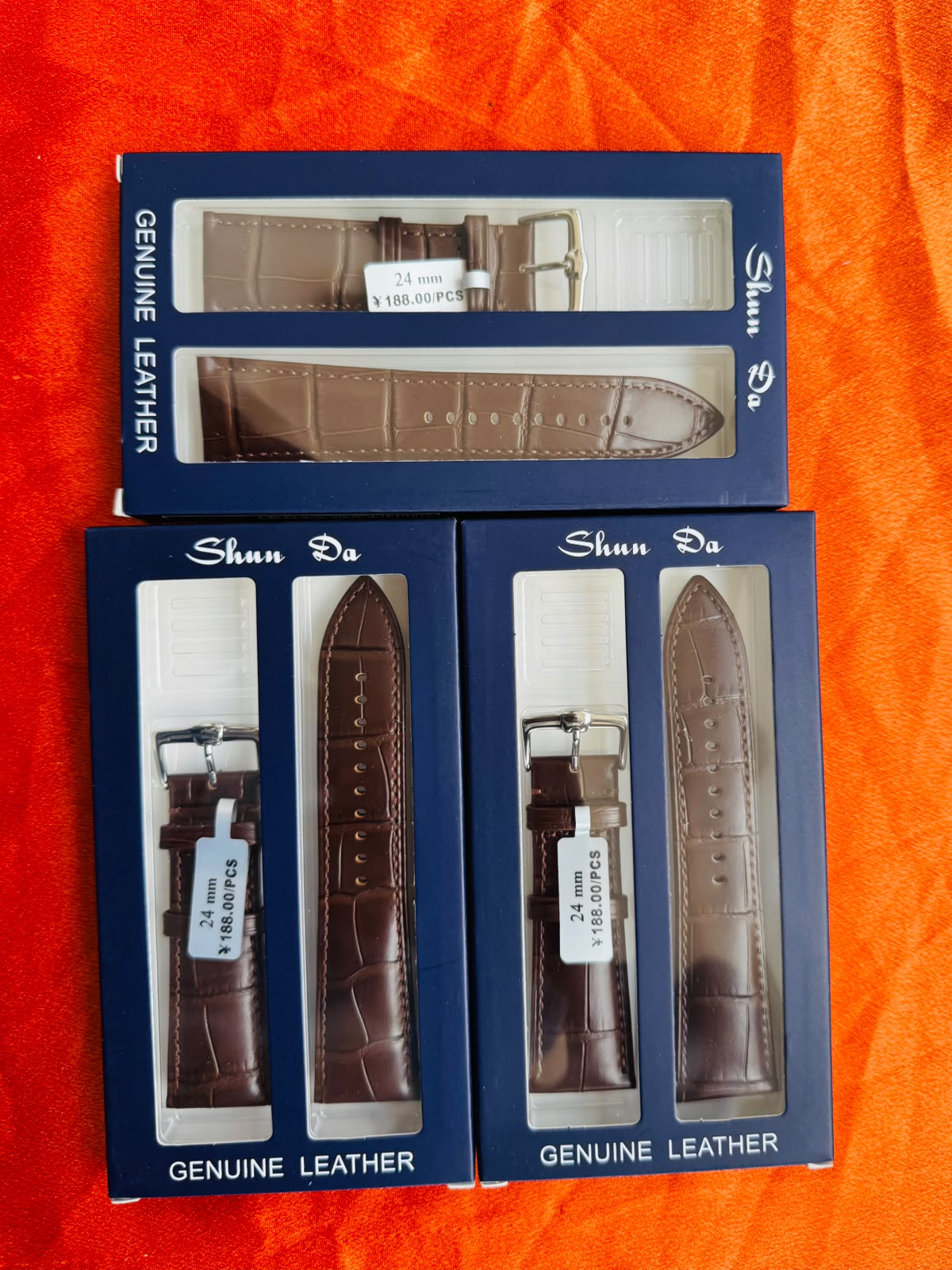 Genuine leather watch straps
