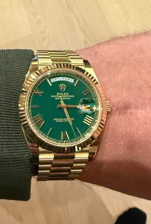 Rolex  Day-Date 40 Oyster, 40 mm, yellow gold
