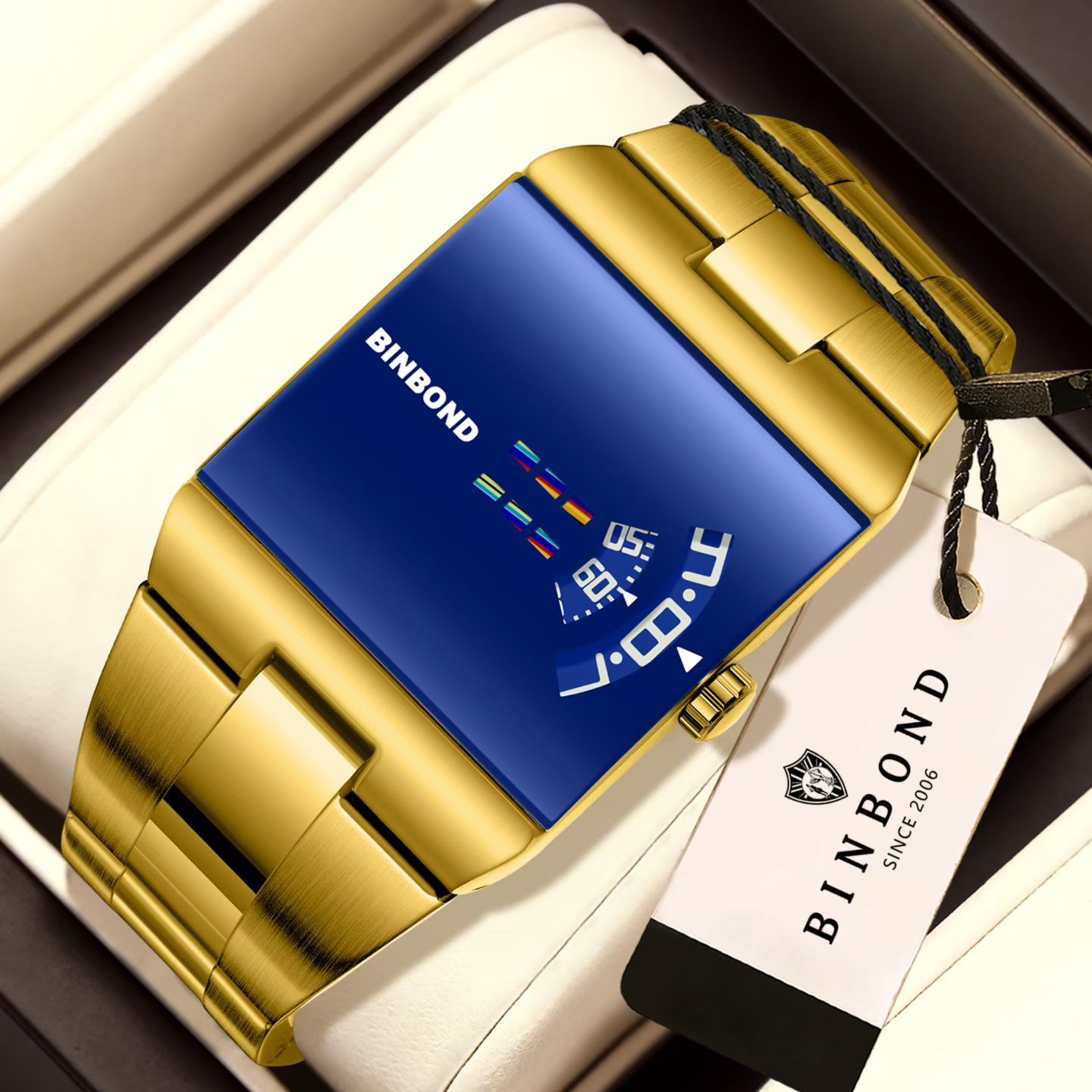 BINBOND B676 Men's  Quartz
